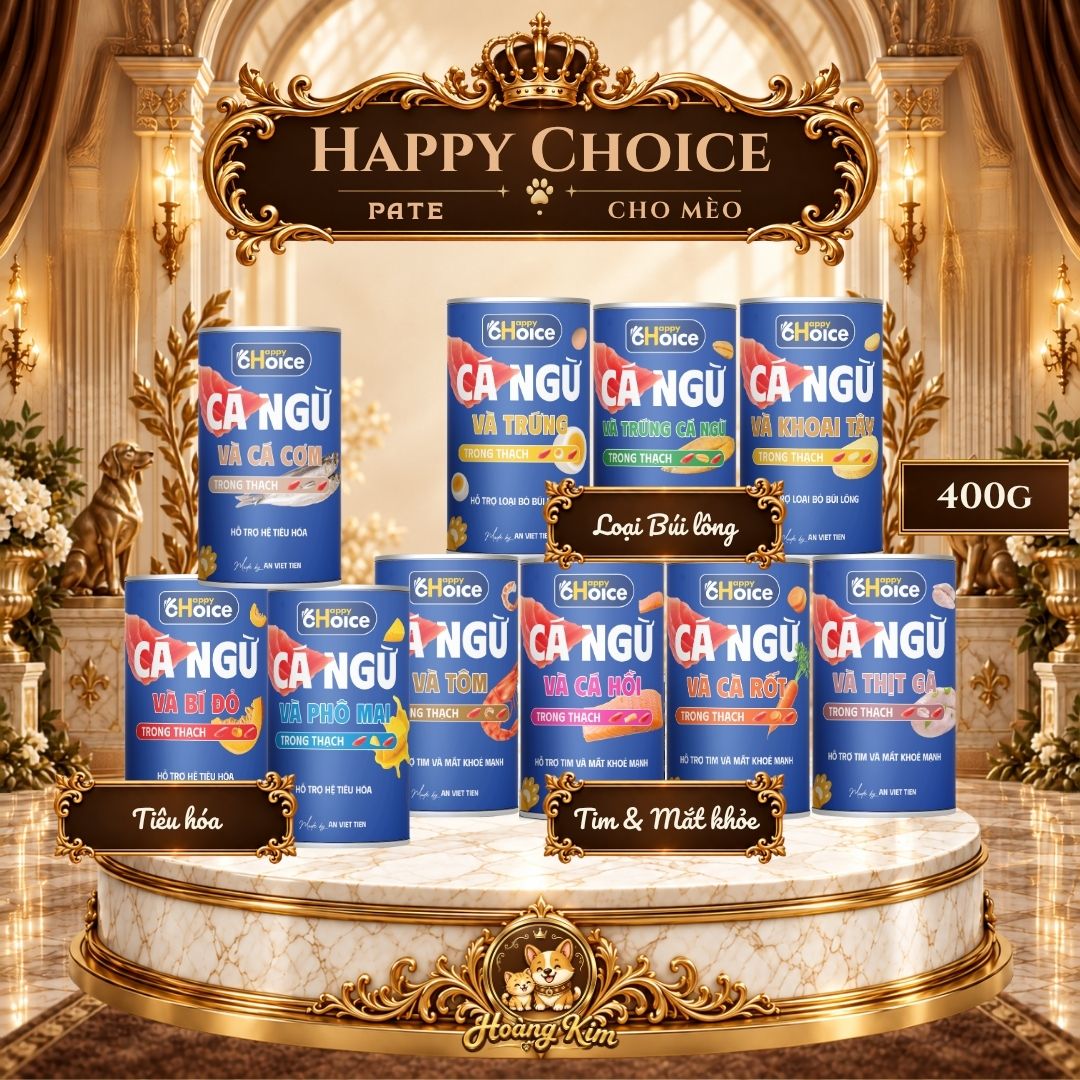 Happy Choice - Pate lon cho Mèo